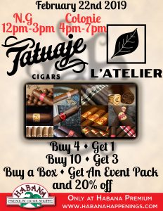 Tat & Lat Event! @ Habana Premium Cigar Shoppe