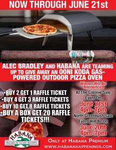 Alec Bradley Outdoor Pizza Oven Raffle! @ Habana Premium Cigar Shoppe